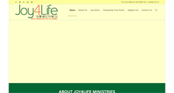 Desktop Screenshot of joy4lifeministries.org